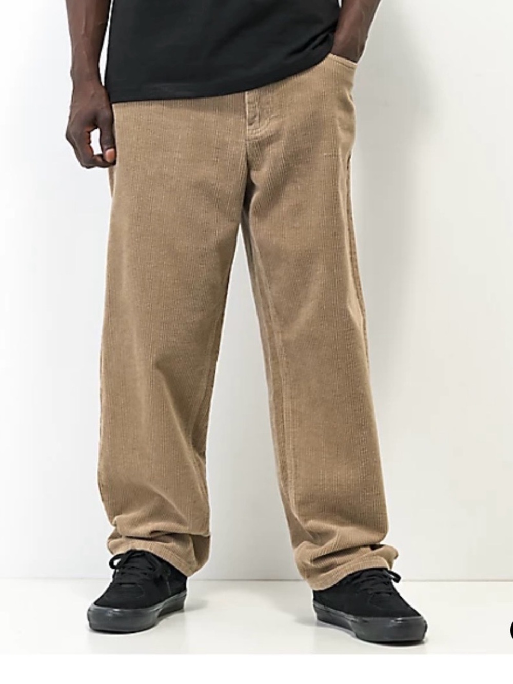 Empyre Boom Box Khaki Corduroy Loose Fit Skate Pants Size 27
